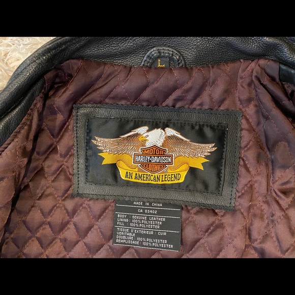 Vintage Harley Davidson Leather Jacket - Picture 5 of 8